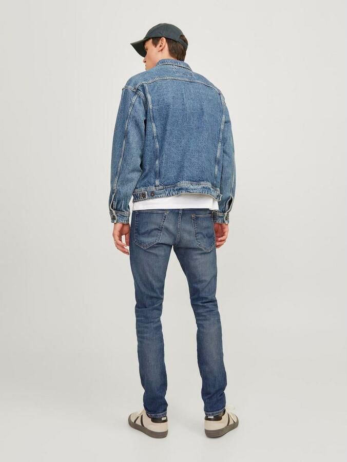 JACK & JONES JEANS INTELLIGENCE slim fit jeans JJIGLENN JJICON blue denim - Foto 5