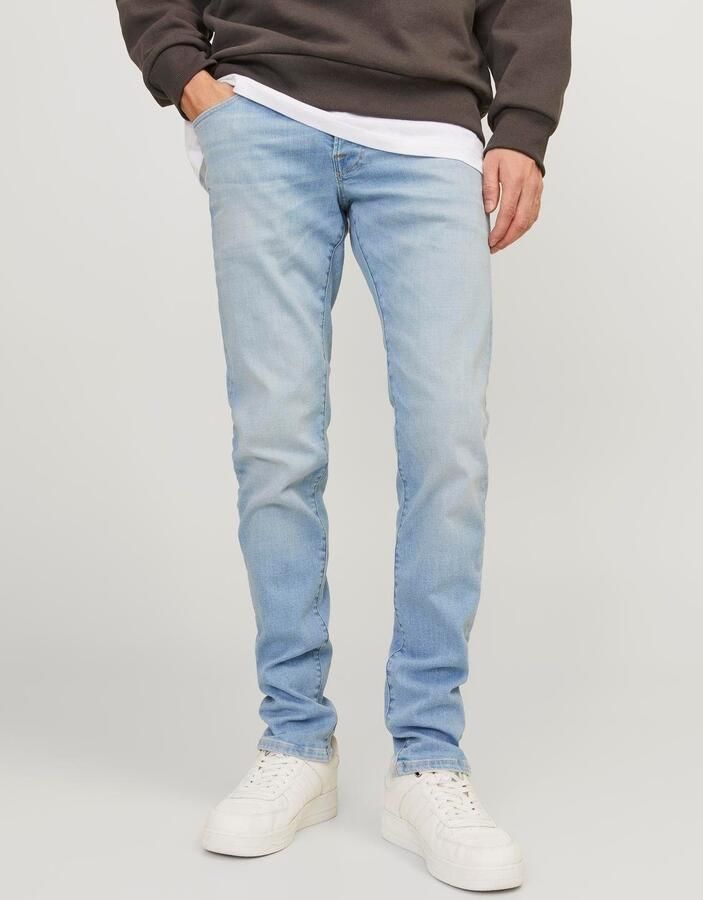 JACK & JONES JEANS INTELLIGENCE slim fit jeans JJIGLENN blue denim - Foto 2