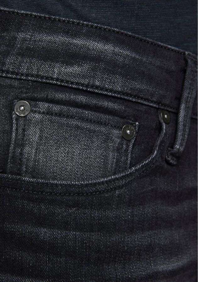 JACK & JONES JEANS INTELLIGENCE slim fit jeans JJIGLENN JJICON black denim - Foto 5