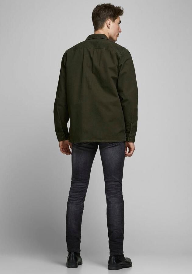 JACK & JONES JEANS INTELLIGENCE slim fit jeans JJIGLENN JJICON black denim - Foto 6