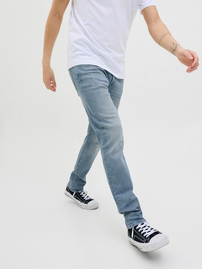JACK & JONES JEANS INTELLIGENCE JJIGLENN JJICON slim fit jeans blue denim - Foto 7