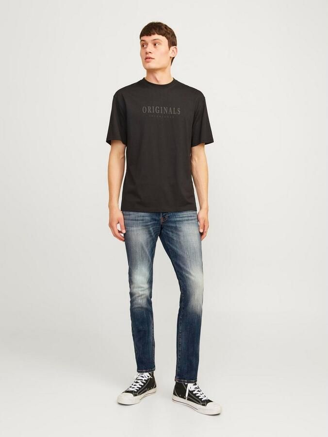 JACK & JONES JEANS INTELLIGENCE slim fit jeans JJIGLENN JJLUKE blauw - Foto 6