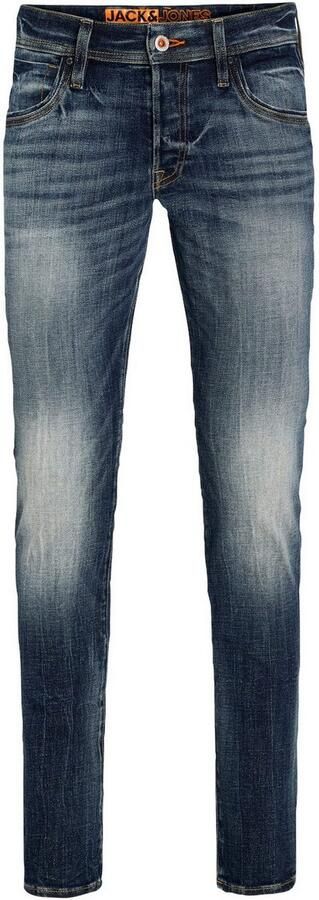 JACK & JONES JEANS INTELLIGENCE slim fit jeans JJIGLENN JJLUKE blauw - Foto 8