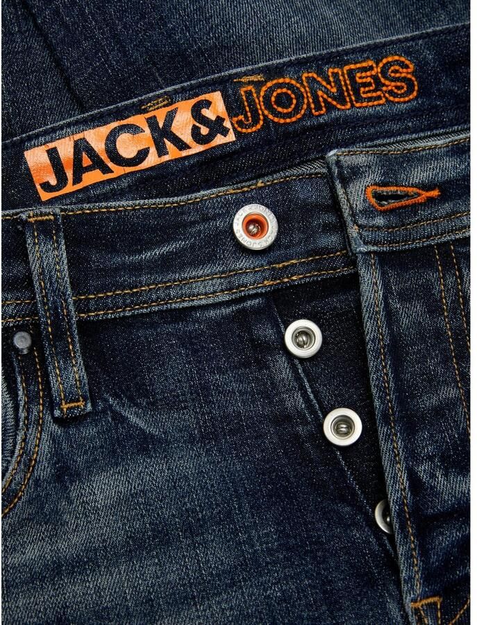 JACK & JONES JEANS INTELLIGENCE slim fit jeans JJIGLENN JJLUKE blauw - Foto 3