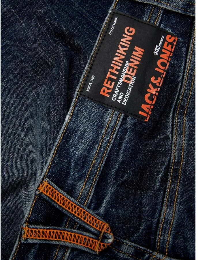 JACK & JONES JEANS INTELLIGENCE slim fit jeans JJIGLENN JJLUKE blauw - Foto 2