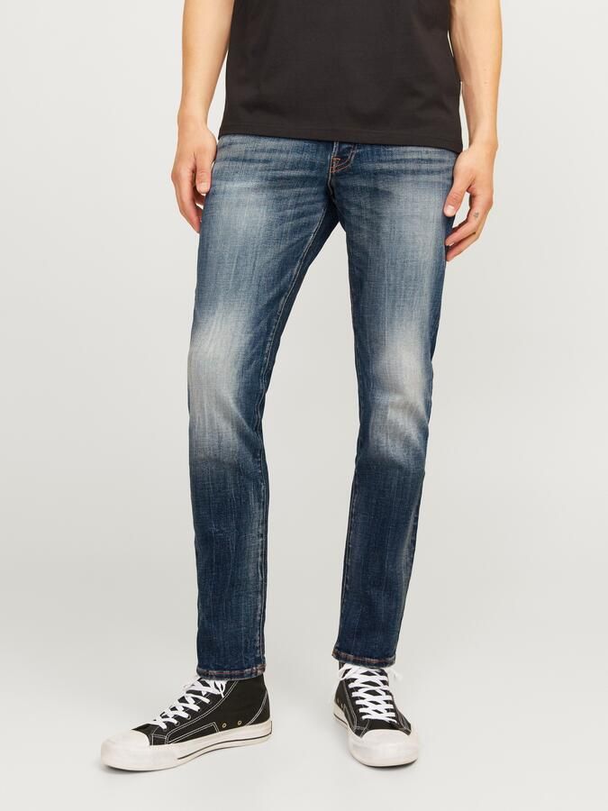 JACK & JONES JEANS INTELLIGENCE slim fit jeans JJIGLENN JJLUKE blauw - Foto 10