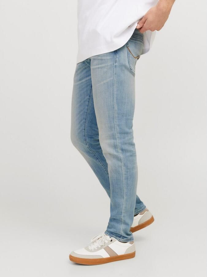 JACK & JONES JEANS INTELLIGENCE JJIGLENN JJLUKE slim fit jeans blue denim - Foto 6
