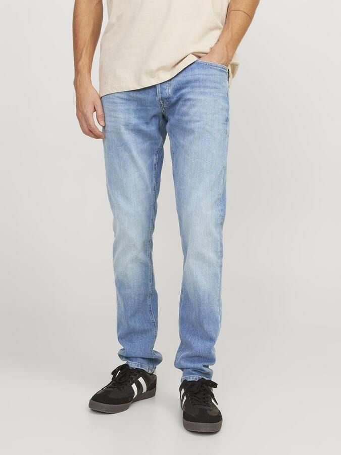 JACK & JONES JEANS INTELLIGENCE slim fit jeans JJIGLENN 422 blue denim - Foto 5