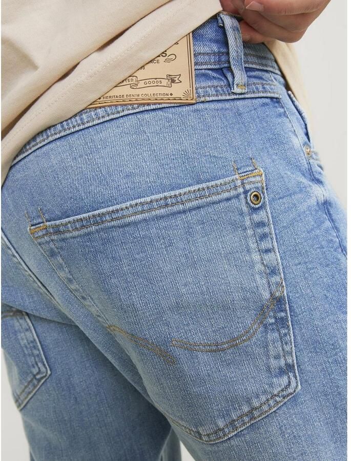 JACK & JONES JEANS INTELLIGENCE slim fit jeans JJIGLENN 422 blue denim - Foto 8