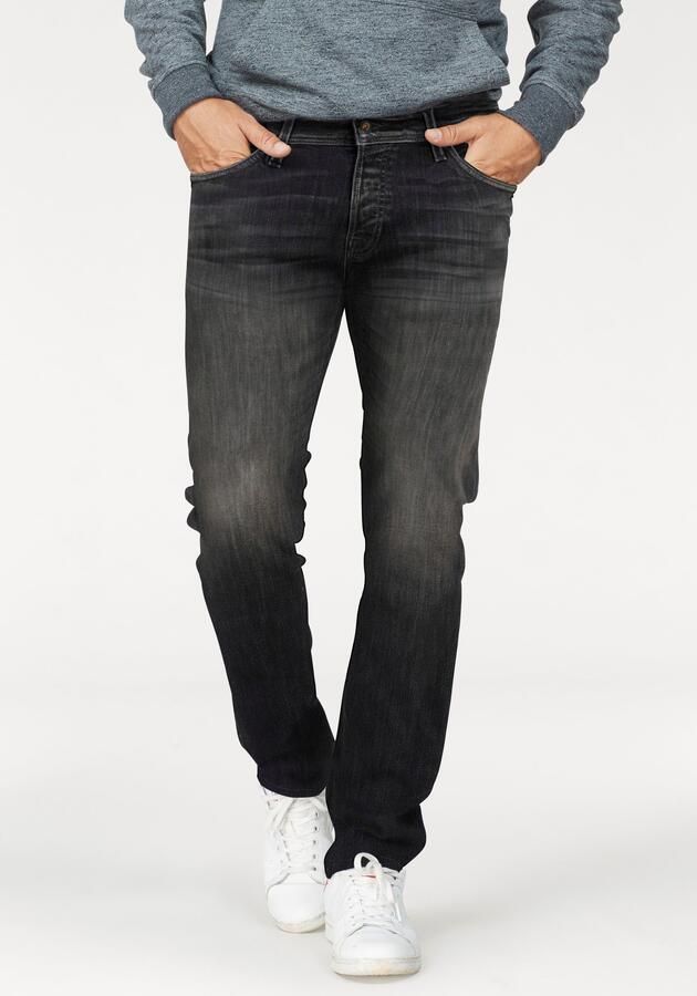 JACK & JONES JEANS INTELLIGENCE slim fit jeans JJIGLENN JJFOX met biologisch katoen zwart - Foto 6