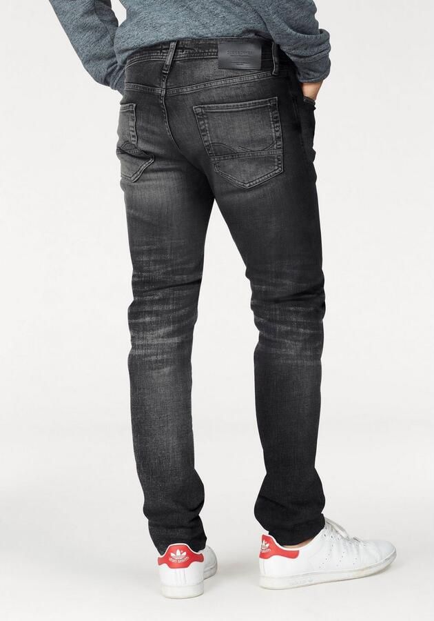 JACK & JONES JEANS INTELLIGENCE slim fit jeans JJIGLENN JJFOX met biologisch katoen zwart - Foto 9