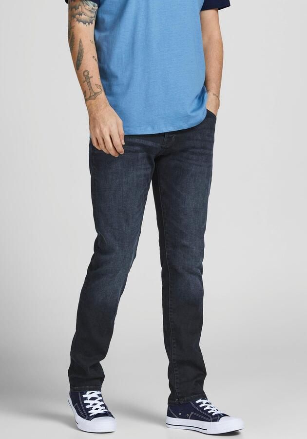JACK & JONES JEANS INTELLIGENCE slim fit jeans JJIGLENN JJFOX dark denim - Foto 11