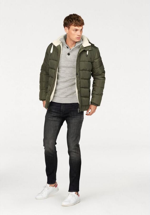 JACK & JONES JEANS INTELLIGENCE slim fit jeans JJIGLENN JJFOX met biologisch katoen zwart - Foto 10