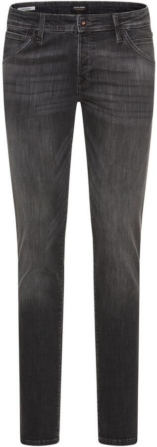 JACK & JONES JEANS INTELLIGENCE slim fit jeans JJIGLENN JJFOX met biologisch katoen zwart - Foto 16