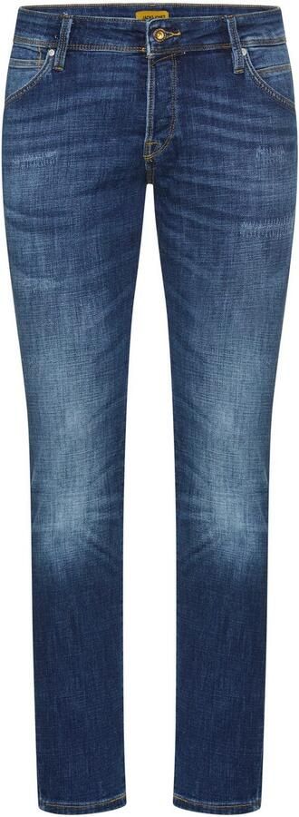 JACK & JONES JEANS INTELLIGENCE slim fit jeans JJIGLENN medium blue denim - Foto 9