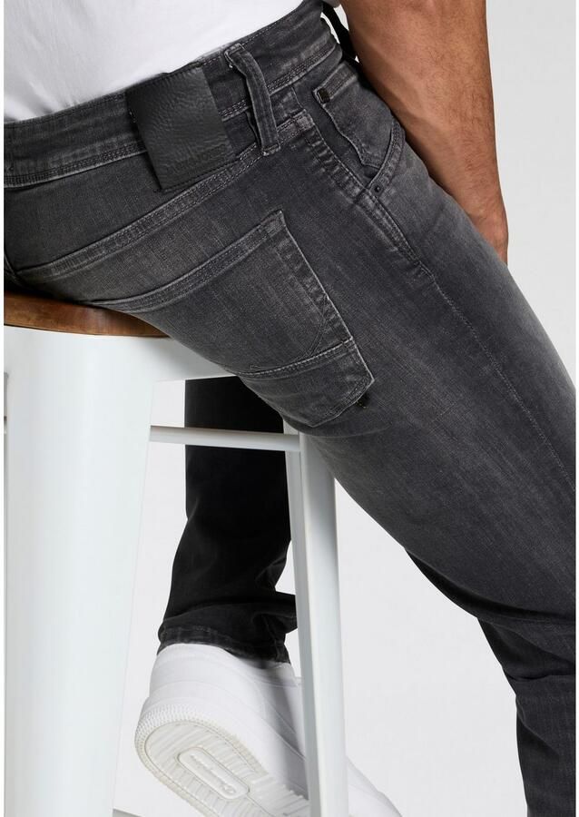 JACK & JONES JEANS INTELLIGENCE slim fit jeans JJIGLENN JJFOX met biologisch katoen zwart - Foto 4