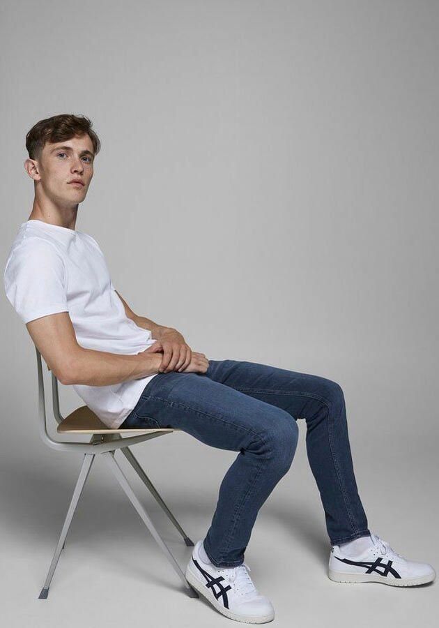 Jack & Jones Slim fit jeans JJIGLENN Slim-Fit met stretch en praktische 5-pocket-vorm - Foto 9