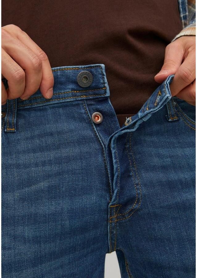 Jack & Jones Slim fit jeans JJITIM met wassing en praktische zakken Slijtage-effecten modieus slim fit denim - Foto 5