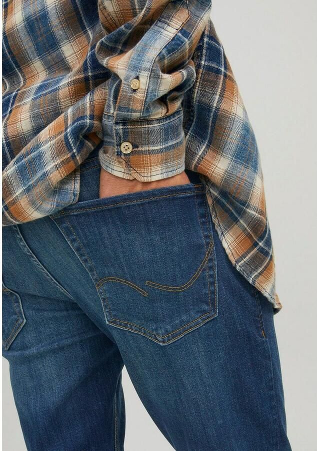 Jack & Jones Slim fit jeans JJITIM met wassing en praktische zakken Slijtage-effecten modieus slim fit denim - Foto 6