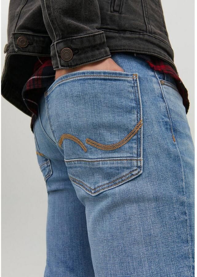 JACK & JONES JEANS INTELLIGENCE slim straight fit jeans JJITIM JJDAVIS 074 blue denim - Foto 2