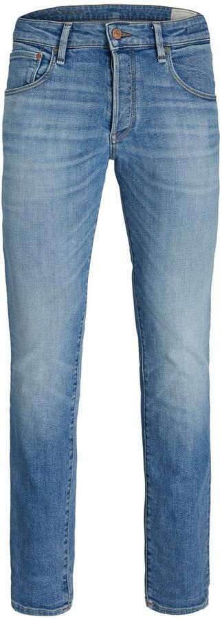 JACK & JONES JEANS INTELLIGENCE slim straight fit jeans JJITIM JJDAVIS 074 blue denim - Foto 7