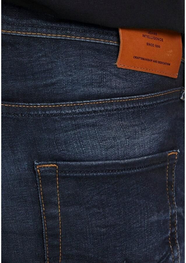 JACK & JONES JEANS INTELLIGENCE slim straight fit jeans JJITIM JJORIGINAL blue denim - Foto 5