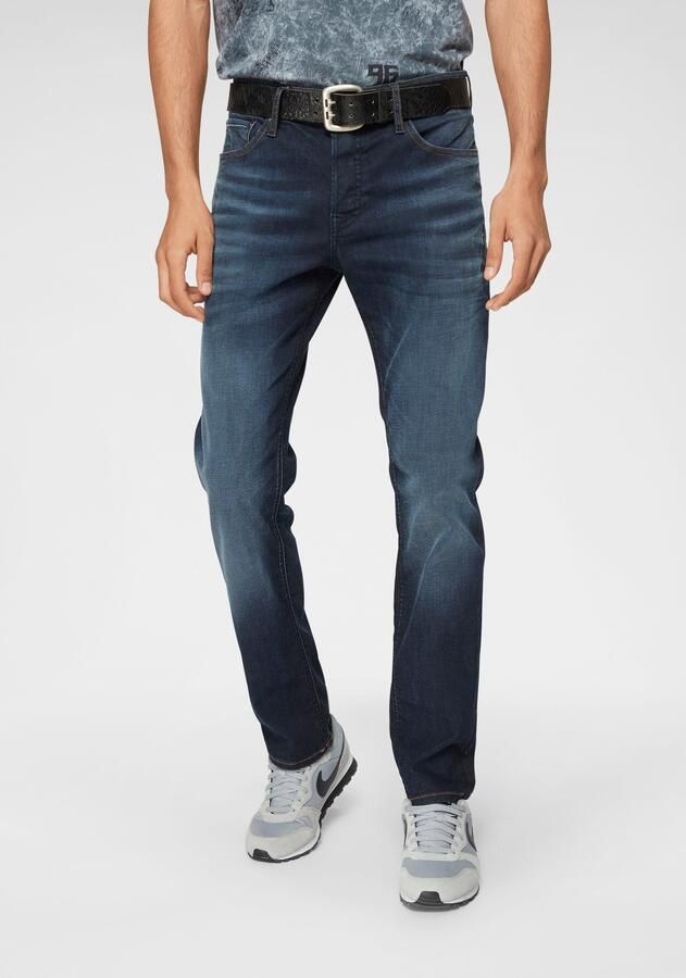 JACK & JONES JEANS INTELLIGENCE slim straight fit jeans JJITIM JJORIGINAL blue denim - Foto 14