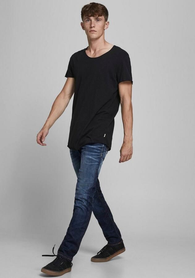 JACK & JONES JEANS INTELLIGENCE slim straight fit jeans JJITIM JJORIGINAL blue denim - Foto 6