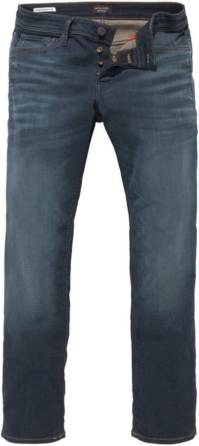 JACK & JONES JEANS INTELLIGENCE slim straight fit jeans JJITIM JJORIGINAL blue denim - Foto 11