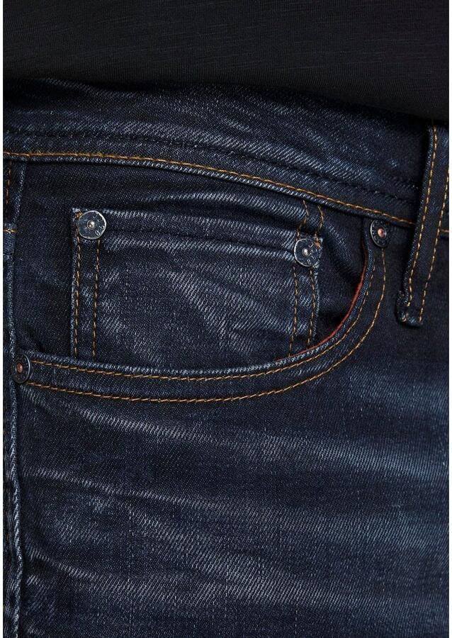 JACK & JONES JEANS INTELLIGENCE slim straight fit jeans JJITIM JJORIGINAL blue denim - Foto 4