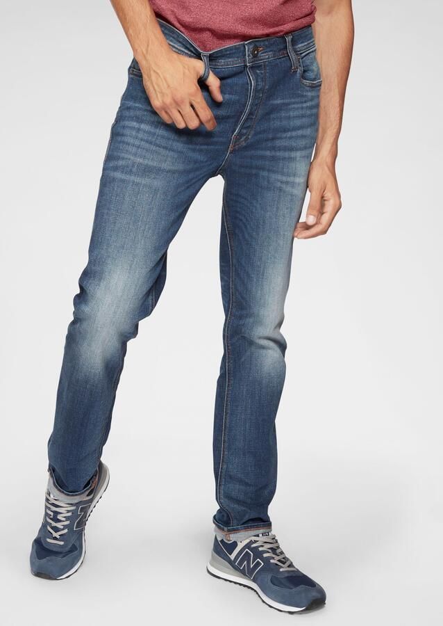 Jack & Jones Slim fit jeans JJITIM met wassing en praktische zakken Slijtage-effecten modieus slim fit denim - Foto 10