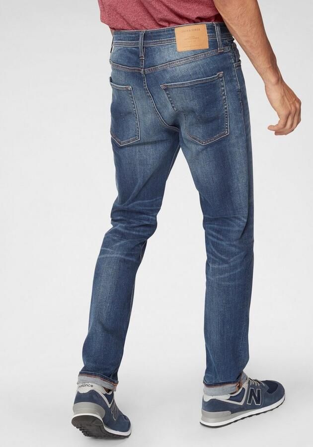 Jack & Jones Slim fit jeans JJITIM met wassing en praktische zakken Slijtage-effecten modieus slim fit denim - Foto 8