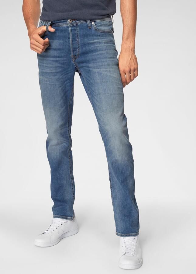 Jack & Jones Slim fit jeans JJITIM met wassing en praktische zakken Slijtage-effecten modieus slim fit denim - Foto 7