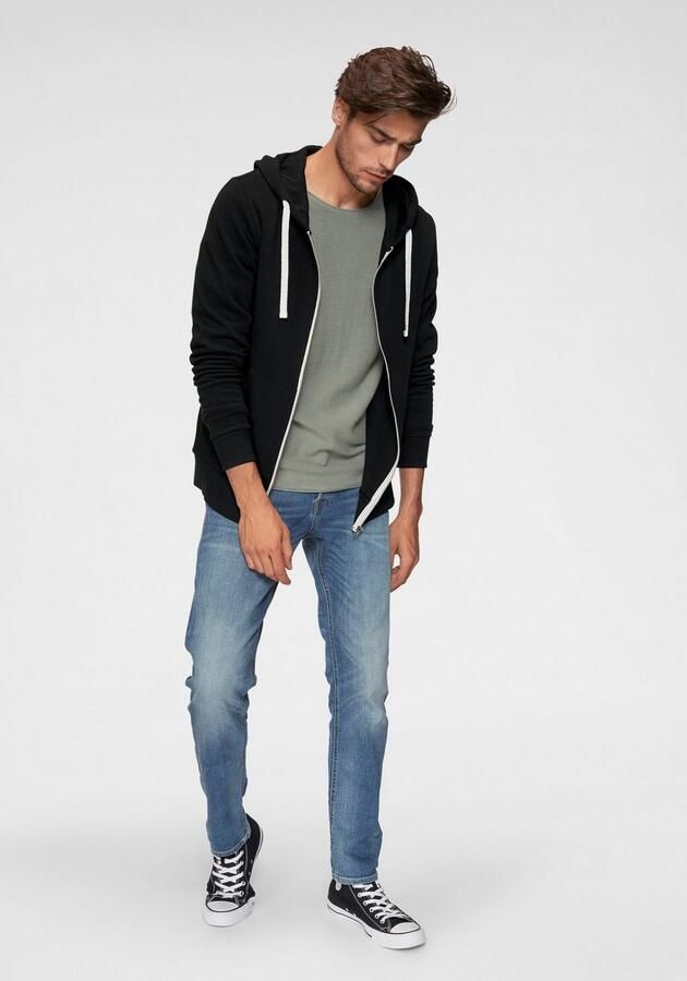 Jack & Jones Slim fit jeans JJITIM met wassing en praktische zakken Slijtage-effecten modieus slim fit denim - Foto 10