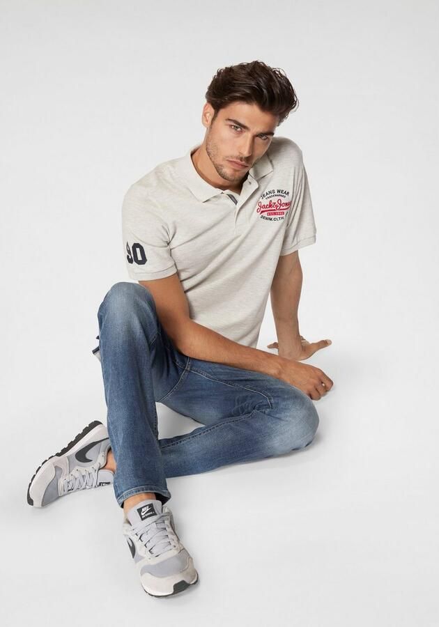 Jack & Jones Slim fit jeans JJITIM met wassing en praktische zakken Slijtage-effecten modieus slim fit denim - Foto 18