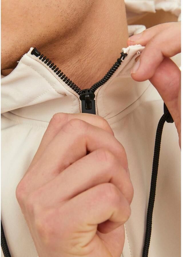 Jack & Jones Softshell-jack JJEBASIC met waterafstotende functie - Foto 3