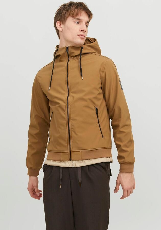 Jack & Jones Softshell-jack JJEBASIC met waterafstotende functie - Foto 7