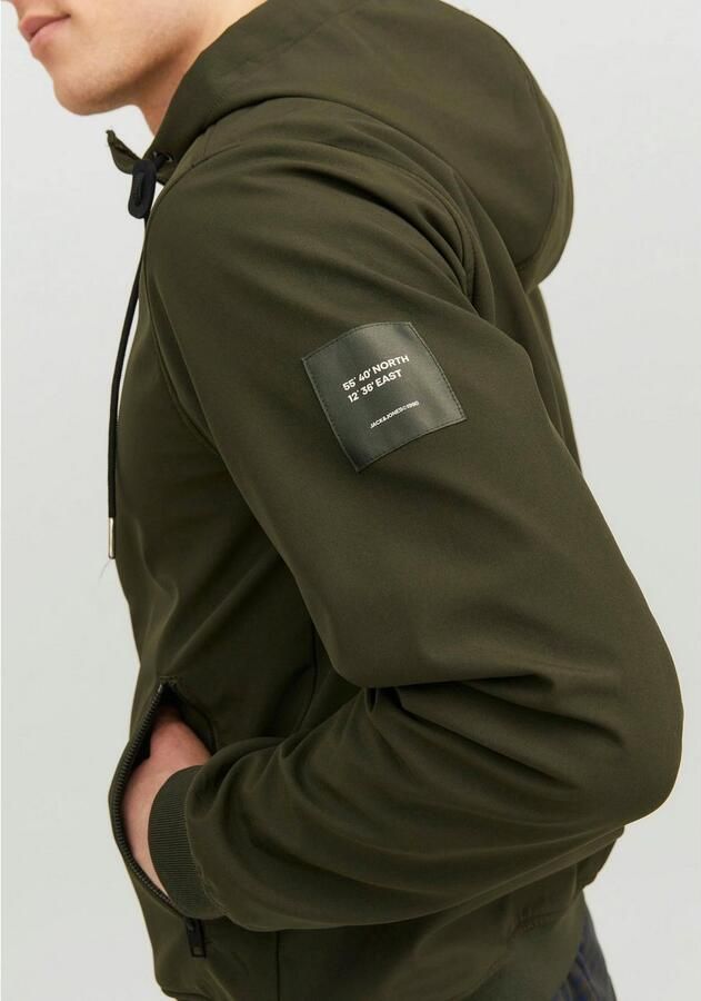 Jack & Jones Softshell-jack JJEBASIC met waterafstotende functie - Foto 5
