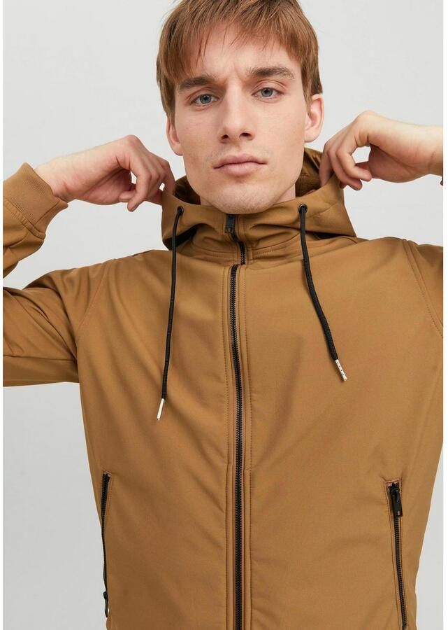 Jack & Jones Softshell-jack JJEBASIC met waterafstotende functie - Foto 2