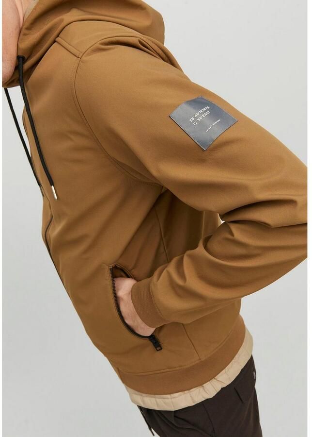 Jack & Jones Softshell-jack JJEBASIC met waterafstotende functie