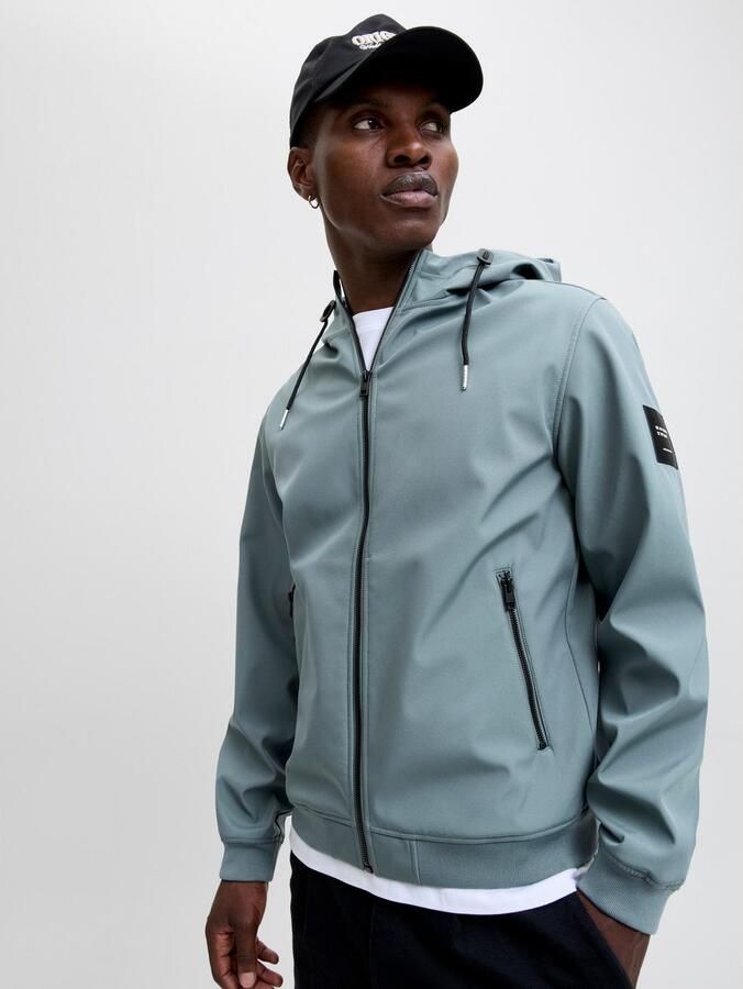Jack & Jones Softshell-jack JJEBASIC met waterafstotende functie - Foto 2