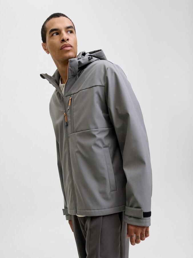 Jack & jones Softshell-jack met borstzak en mouwtrensjes - Foto 4