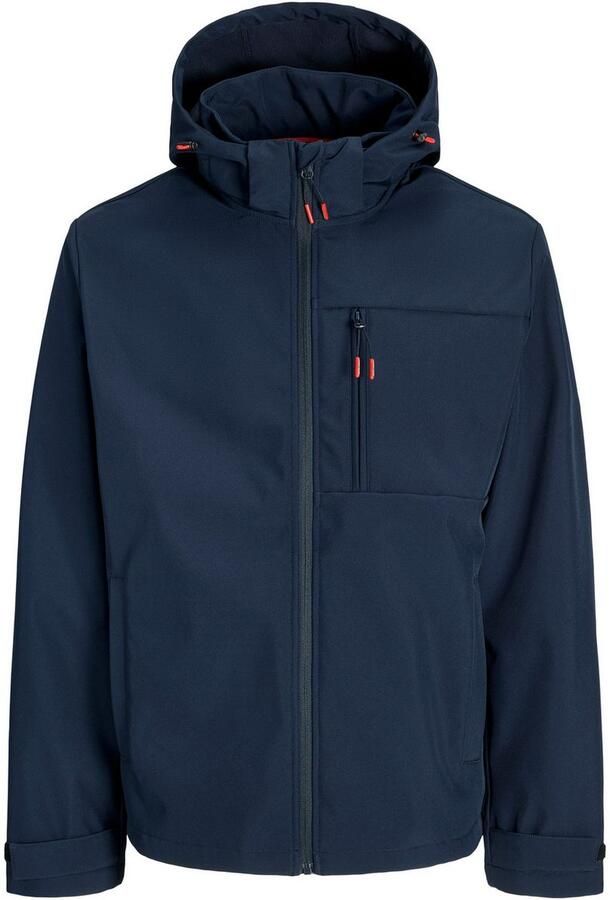 Jack & jones Softshell-jack met borstzak en mouwtrensjes - Foto 5
