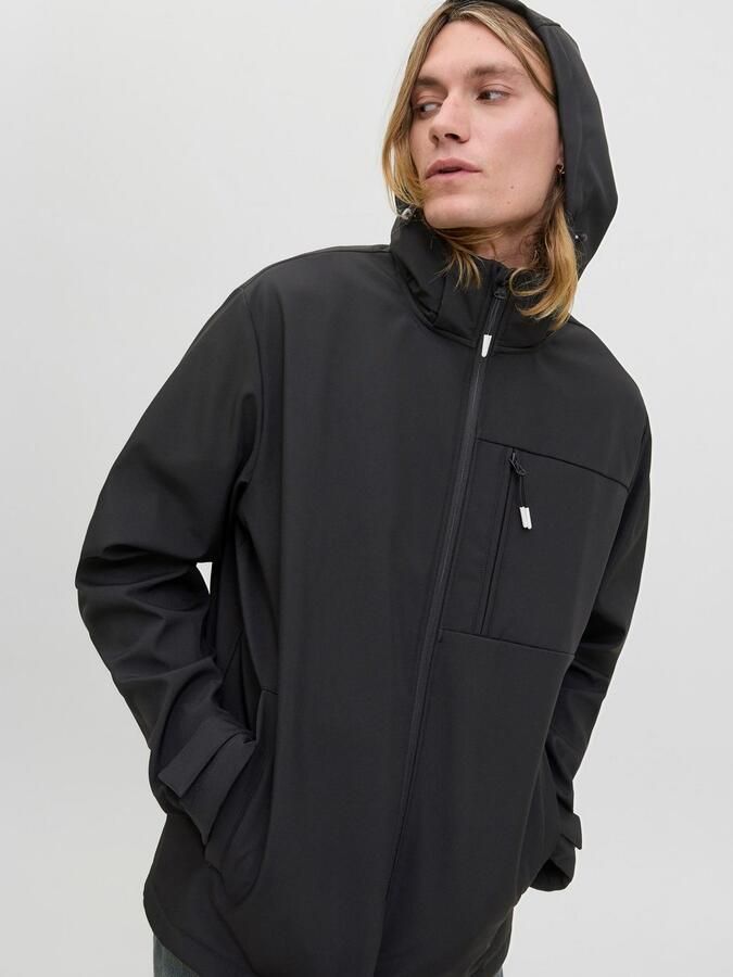 Jack & jones Softshell-jack met borstzak en mouwtrensjes - Foto 5