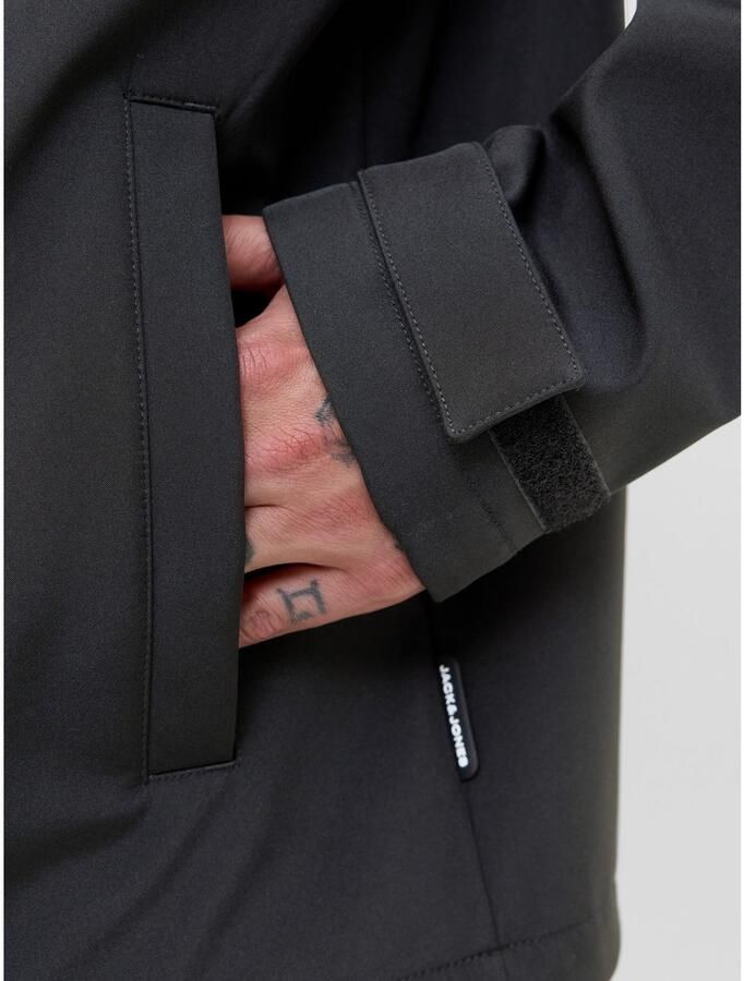 Jack & jones Softshell-jack met borstzak en mouwtrensjes