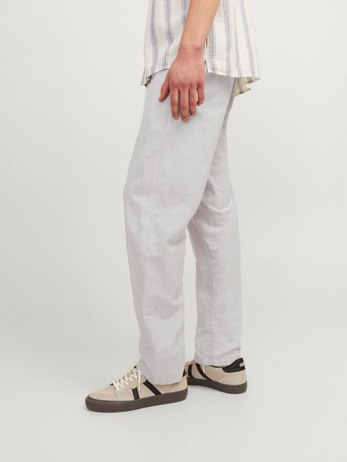 JACK & JONES PANTS STUDIO gemêleerde relaxed broek JPSTKANE crockery - Foto 8