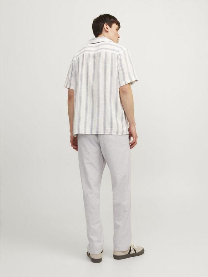 JACK & JONES PANTS STUDIO gemêleerde relaxed broek JPSTKANE crockery - Foto 4