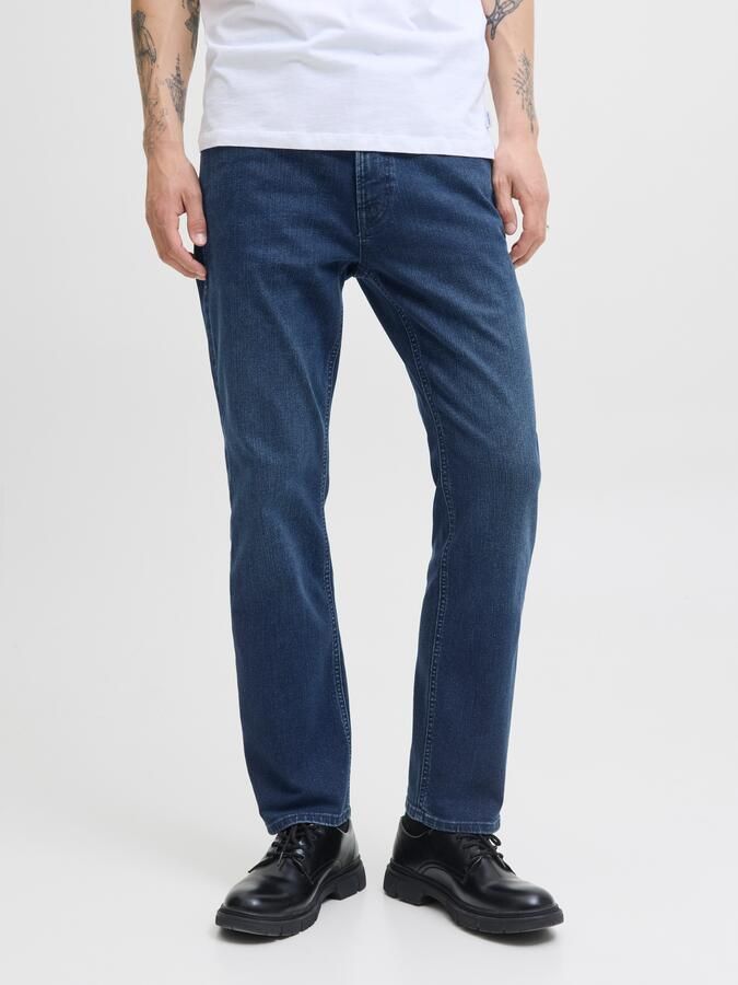 JACK & JONES JEANS INTELLIGENCE JJICLARK regular fit jeans donkerblauw - Foto 10