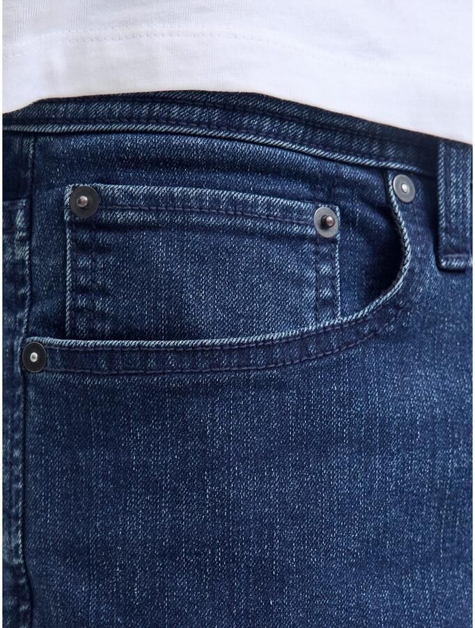 JACK & JONES JEANS INTELLIGENCE JJICLARK regular fit jeans donkerblauw - Foto 4