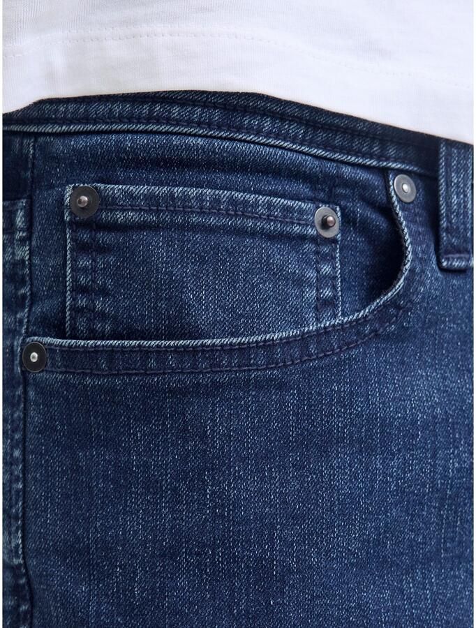 JACK & JONES JEANS INTELLIGENCE JJICLARK regular fit jeans donkerblauw - Foto 4